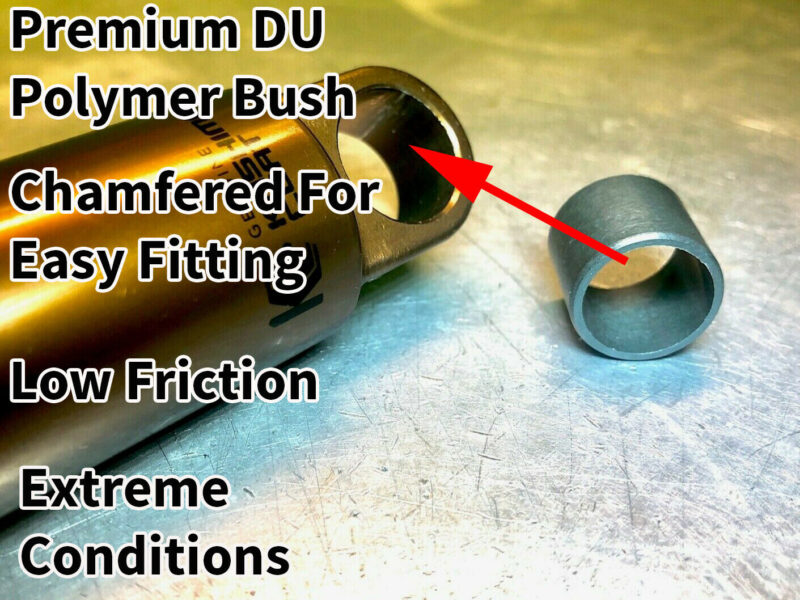 Low friction DU bushing